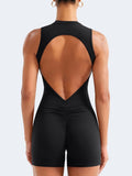YEOREO Backless Workout Jumpsuits Women One Piece Sleeveless Jumpsuit with Pads Tessia Scrunch Butt Yoga Romper