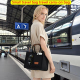 Tote Bag for Women With Compartments,Large Canvas Totes Women's Purse Crossbody Bags Work Laptop Book Bag Shoulder Handbags