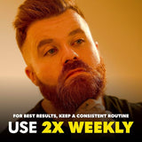 Beard Club Premium Derma Roller & Beard Growth Oil - Microneedling Roller with 540 Titanium Microneedles for Face, Body and Scalp - Beard Roller with Sandalwood & Cedar Beard Oil