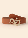 Snake Shaped Buckle Belt