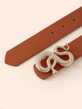 Snake Shaped Buckle Belt