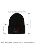 Men Two Tone Embroidered Beanie