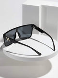 Men Ombre Frame Flat Top Fashion Glasses