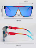 Men Ombre Frame Flat Top Fashion Glasses