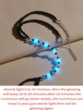 Glow In The Dark Beaded Mitten Anklet