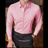 Men's Slim Business Casual Dress Shirt