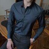 Men's Slim Business Casual Dress Shirt