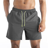 Mens Solid Swimming Trunks