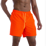 Mens Solid Swimming Trunks