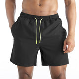 Mens Solid Swimming Trunks