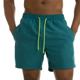 Mens Solid Swimming Trunks