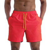 Mens Solid Swimming Trunks