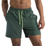 Mens Solid Swimming Trunks