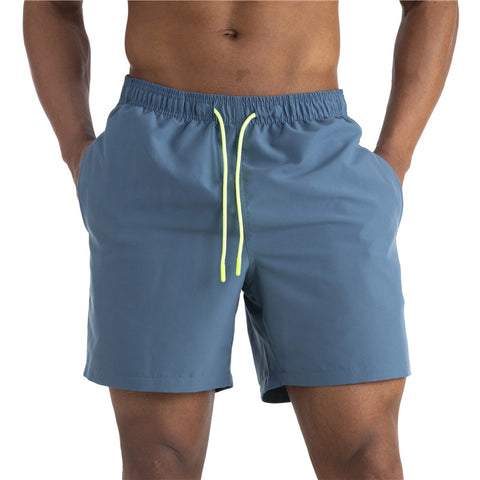 Mens Solid Swimming Trunks