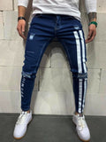 Men's Stretchy Ripped Skinny Jeans