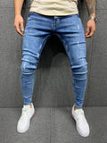 Men's Stretchy Ripped Skinny Jeans